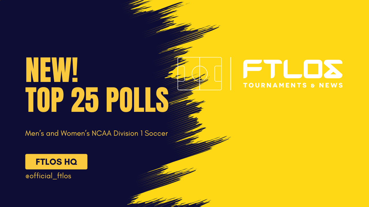 Sept 9 | Men's and Women's Top 25 Polls