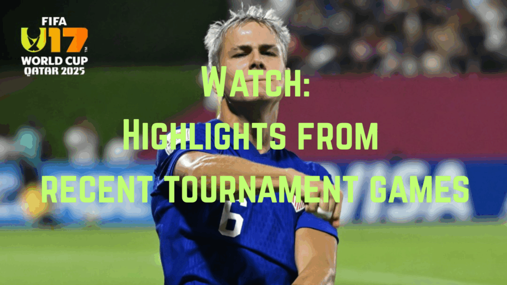 Watch: Highlights from different tournament games